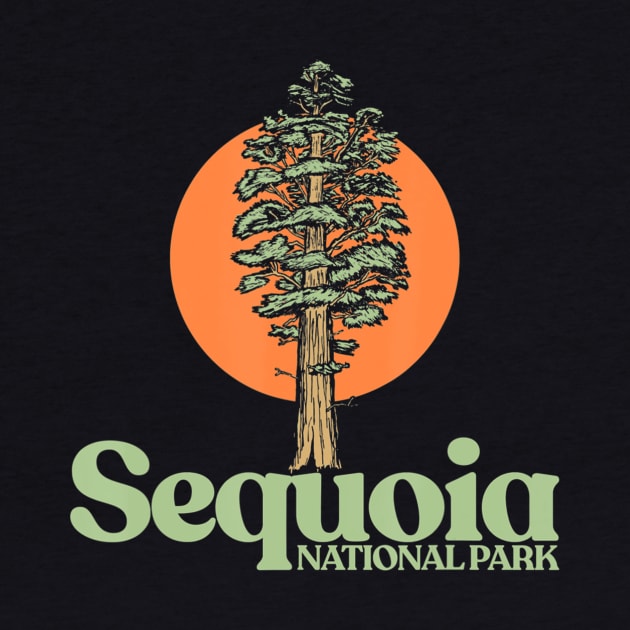 Sequoia National Park General Sherman Tree Graphic by crowominousnigerian 